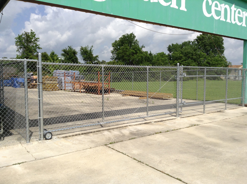 Chain Link Fence Driveway Gate Chain Link Fence Driveway Gate