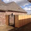 wood fencing pics-Cedar Cap and Rail